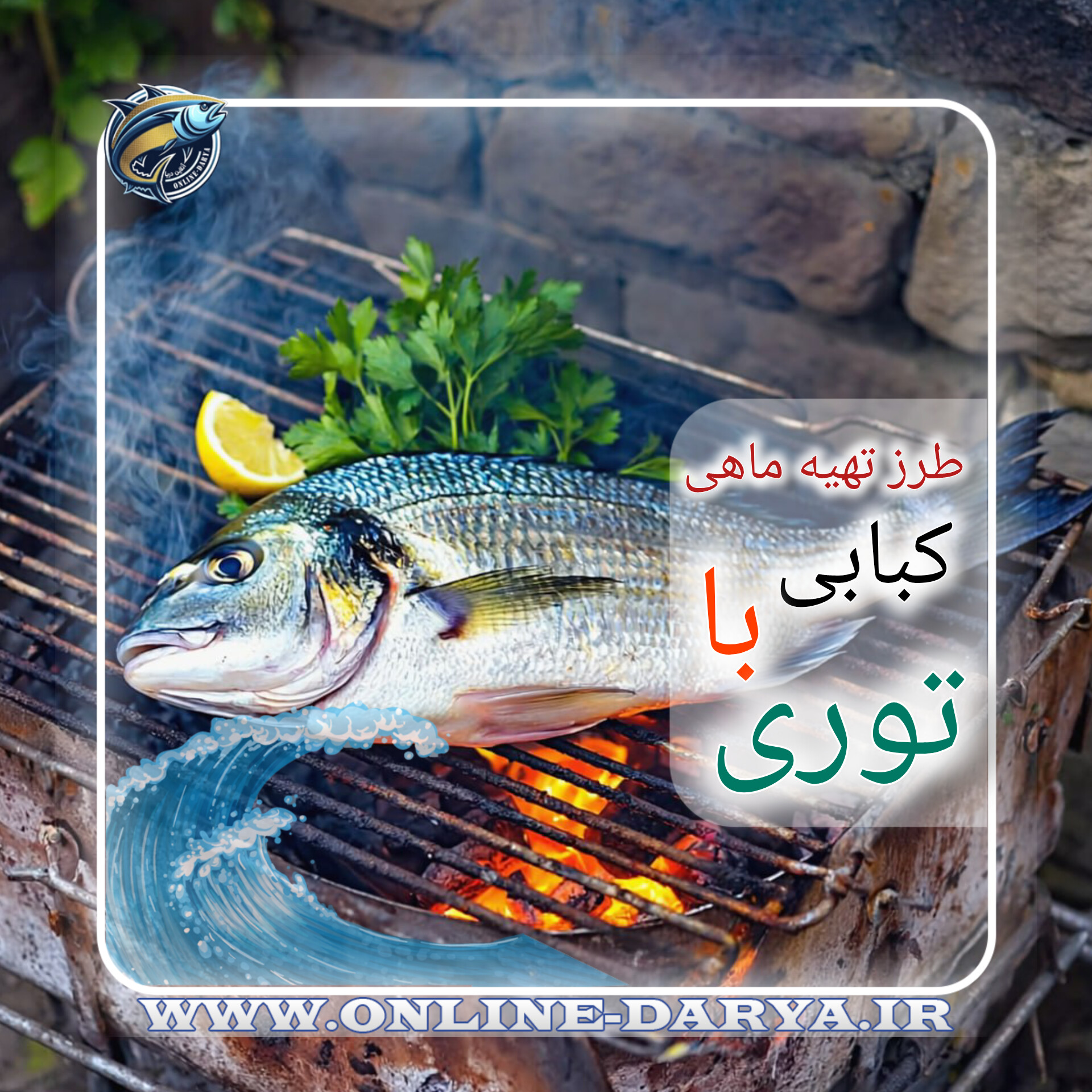 طرز تهیه ماهی کبابی با توریدریایی